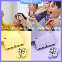 JWQYPH นุ่มดี แป้นเกม ทีพียู สำหรับ NS แผ่นปิดคอนโซลเกม สำหรับ Nintendo สวิทช์ OLED เคสป้องกันโฮสต์