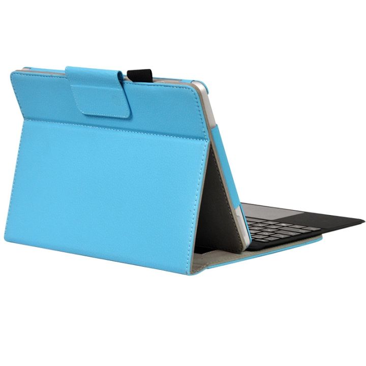 เคสแบบพับปิดได้หนังสือธุรกิจสำหรับ-microsoft-surface-go-แท็บเล็ตขนาด10-1นิ้วเคสป้องกันแขนพร้อมสายคล้อง-h-กระป๋องวางคีย์บอร์ด