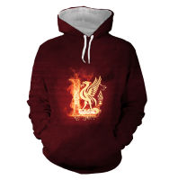 3D Printed Hoodies Liverpool Football Personality Hoodies