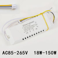 อะแดปเตอร์จ่ายไฟพลังงานไดรเวอร์ AC 85-265V สำหรับแสงไฟเพดานแผงโคมไฟ LED หม้อแปลง3pin สีคู่18W-150W