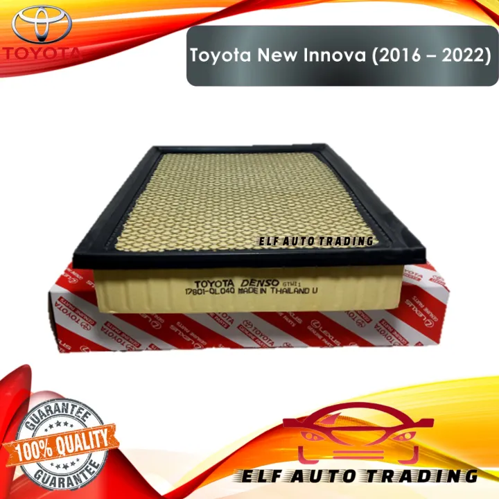 Engine Air Filter for Toyota New Innova (2016 - 2022), CarFilter, Car ...