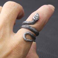 【HOT】๑ Snake for Men Punk Gothic Fashion Serpent Wholesale Size 7-12