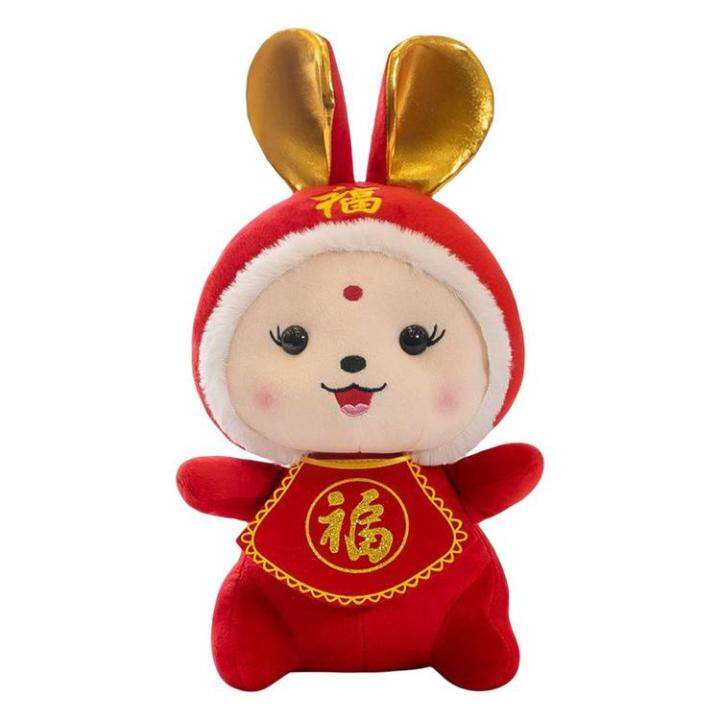 2023-chinese-new-year-rabbit-stuffed-doll-cute-furry-tang-suit-bunny-chinese-style-cozy-plush-toy-bunny-pillow-toy-for-2023-new-year-spring-festival-proficient