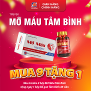 Combo 9 Mỡ Máu Tâm Bình, sản phẩm dành cho người mỡ máu cao