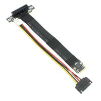 R42SR / R42SF / R42SL สายต่อ PCIe x4 3.0 PCI Express 4x ถึง M.2 M Key 2280 Riser Card สายต่อ Gen3.0 32G / bps