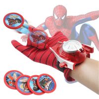 UMMM-1PCSใหม่Avengers Spider Manของเล่นLaunchersถุงมือSpiderฟิเกอร์มนุษย์ของขวัญฮาโลวีนคอสเพลย์ขายปลีกกล่อง