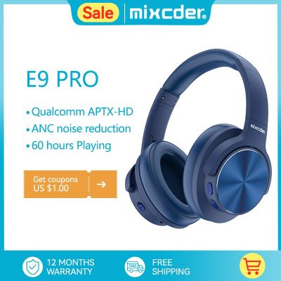 [Original]Mixcder E9 PRO Headset Aptx HD Wireless Bluetooth Headphones Active Noise Cancelling With MIC Deep Base Earphones