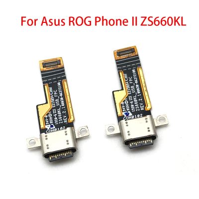 ROG Phone 2แท่นชาร์จตัวต่อที่ชาร์ทกระดานสำหรับอัสซุสโทรศัพท์ ROG ZS660KL USB พอร์ตที่ชาร์จแบบยืดหยุ่นได้ริบบิ้นสำหรับเปลี่ยน