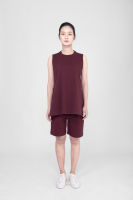 QueenCows เสื้อให้นม Corte Vest (Burgundy)