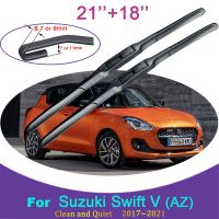 สำหรับ Suzuki Swift V (AZ) 2017 2018 2019 ~ 2021 Wiper Karet หิมะขูดกรอบด้านหน้าที่ปัดน้ำฝนกระจกหน้าอุปกรณ์เสริมรถยนต์