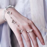 COD SDGREYRTYT Fashion Bell Ring Bracelet Hanfu Hand Ornament Open Bracelet