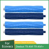 ชุดแปรงแต่งหน้าหลักสำหรับ T9 Ecovacs Deebot AIVI T9 AIVI + อุปกรณ์ทดแทนชุดแปรงลูกกลิ้งชิ้นส่วนเครื่องดูดฝุ่นหุ่นยนต์กวาดบ้าน