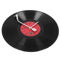 Hot sell European Retro Nostalgic Ultra-Quiet Clock Vinyl Record Personality Wall Clock Cafe Bar Decorative Wall Clock