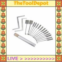 TheToolDepot GOSO เครื่องมือช่างกุญแจที่เปิดล็อคแบบมีที่ล็อกอัตโนมัติ14ชิ้น