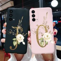 Case For Realme GT Master Realme Q3 Pro Carnival Edition Cute Letters Slim Soft Matte Silicone Phone Case Shockproof Back Cover Electrical Connectors