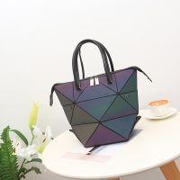 2022 Hot Womens Handbags Night Luminous Irregular Geometric Female Bag Variable foldable Shoulder Bags Large Capacity Totes