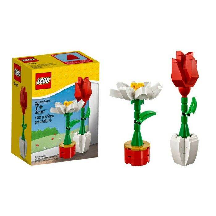 BricksDelight 40187 LEGO Flower Display Lazada