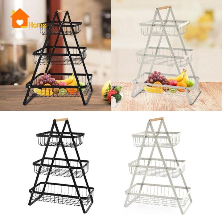 【Ready Stock】 [Nanaaaa] Fruit Basket Display Stand Rack Cake Stand