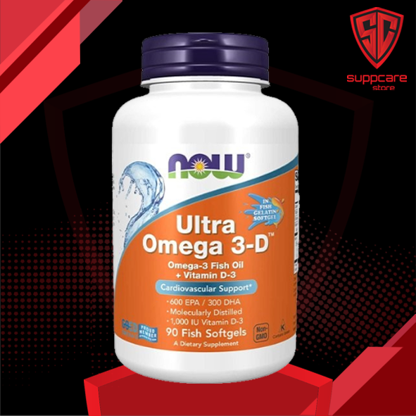 Omega 3 + D3 | Now Ultra Omega 3-D [90 - 180 Viên] | Dầu Cá Hàm Lượng ...