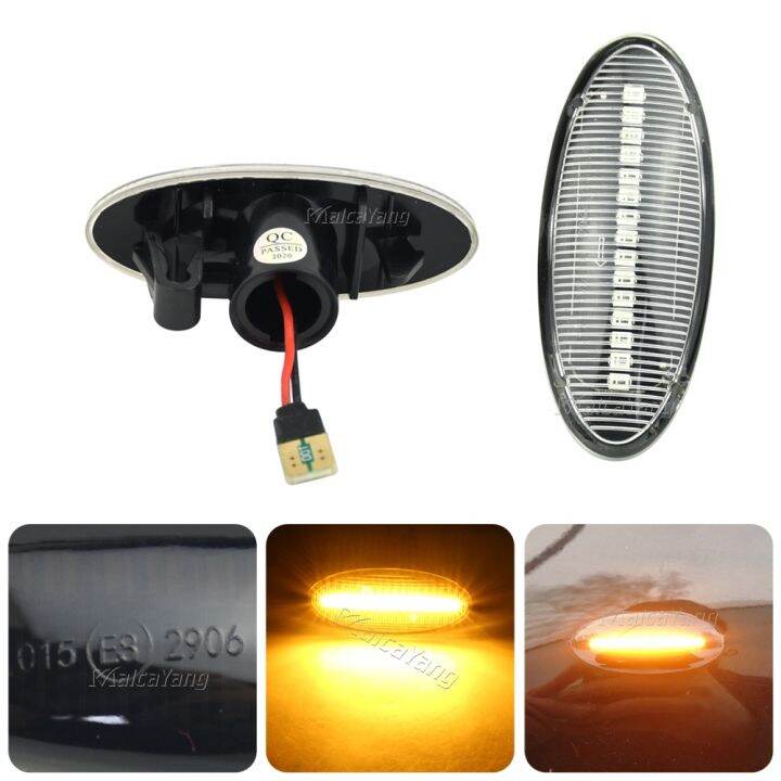 2pieces-for-nissan-qashqai-dualis-juke-micra-march-micra-note-x-trail-amber-dynamic-blinker-led-side-marker-turn-signal-lights