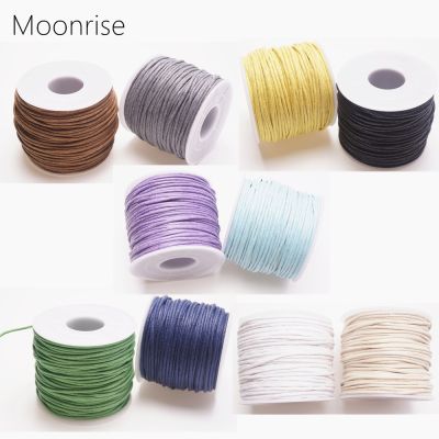 HOT LOZKLHWKLGHWH 576[HOT W] 1.5Mm 15M/35M Waxed Cotton Cord Beading Cord Waxed String Wax Cord For Jewelry Making And Macrame Supplies Roll Spool HK055