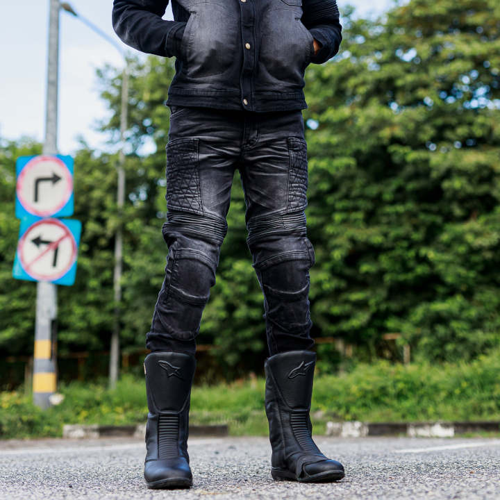 กางเกงยีนส์การ์ด-manta-denim-fu09-สีดำฟอก-เสริมกระเป๋าข้างใส่โทรศัพท์-บุนุ่มกระเป๋าหลัง-รุ่นใหม่ล่าสุด