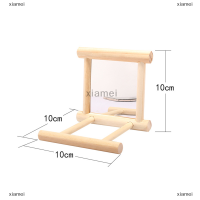 xiamei กระจกนกกับ Perch BIRD กระจกของเล่นยืนของเล่นนก cockatiels CAGE