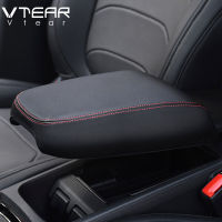 Vtear For Skoda Kodiaq armrest cover interior PU leather car-styling accessories center console arm rest box decoration 2019 Pipe Fittings Accessories