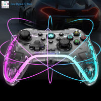 RGB Gamepads จอยควบคุมเกมบลูทูธที่เข้ากันได้สำหรับสวิตช์คอมพิวเตอร์โทรศัพท์มือถือที่ถือเกม