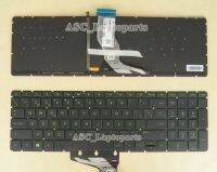 New Spanish Teclado Keyboard for HP Pavilion Power 15-CB 15-CB000 15-cb000ns 15-cb004ns 15-cb005ns Green BACKLIT no Frame