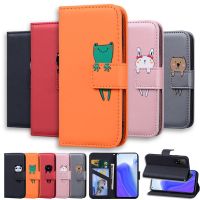 ร้อน hanoe413 - / สัตว์น่ารักพลิกกรณีโทรศัพท์หนังสำหรับ Xiaomi Mi 11 Lite 11ครั้ง POCO F3 M3 X3 NFC R Edmi หมายเหตุ10 10วินาที11 M4 Pro 5กรัม11i บัตรปก