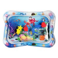 H-MENT 60X50Cm Octopus Inflatable เด็ก Pat Pad น้ำ Pad Baby Inflatable Pat Pad Marine Life Mat เด็กฤดูร้อนของเล่น