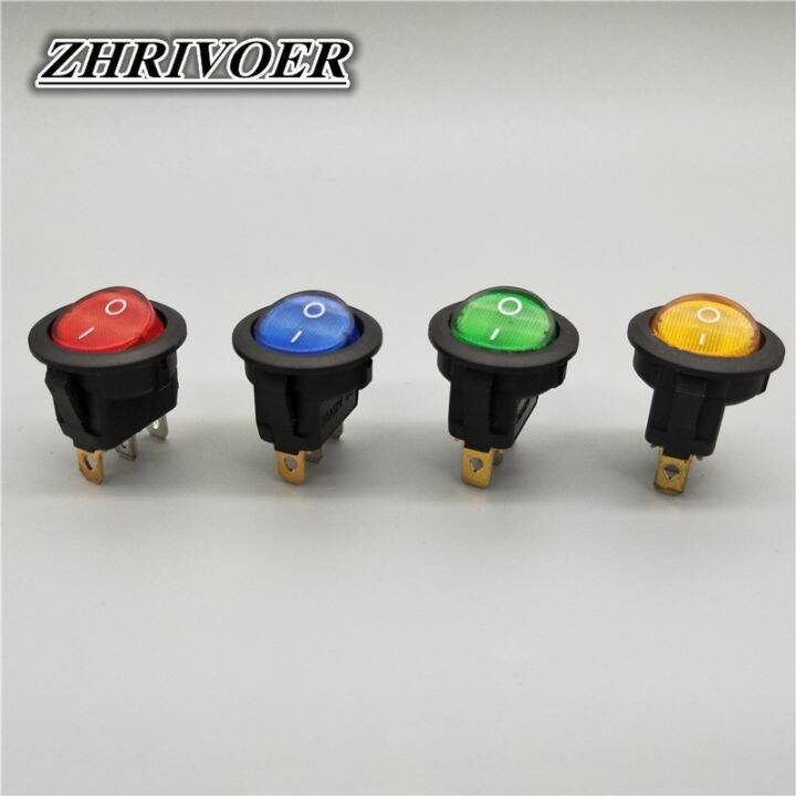 20mm KCD1 Led Switch 20A 12V Light Power Switch Car Button Lights ON