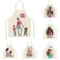 【jw】♨✆♟ Pink Printed Cotton Sleeveless Apron Aprons Baking Waist Bib Pinafore Delantal Cocina