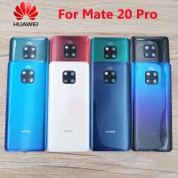 เคสหลังกระจกสำหรับ Huawei Mate 20 Pro,อะไหล่เปลี่ยนซ่อมพร้อมเลนส์กล้อง + โลโก้