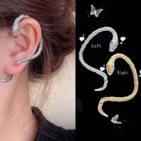 【YF】✺❧❖  Fashion Plated Sliver Snake Wrap Clip Earring Gothic Punk Earrings Womens Trend Jewelry