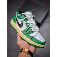 2023 New HOT [Original] ΝΙΚΕ Ar- J0dn- 1 Low Deconstruction Laces Basketball Shoes Fashion Comfortable Sports Shoes Green White {Free Shipping}