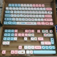 PBT Keycaps For Mechanical Keyboard Witch Keycap Suitable For VGN N75 98 87 XDA Height Thermal Sublimation Keycap