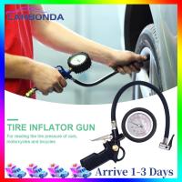 Tire Pressure Inflator Gauge Aluminum Car Tyre Inflator Digital Display Car Tire Inflator Gn for Motorcycle Truck Bike