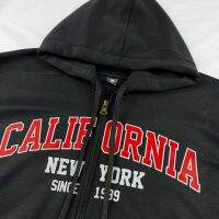 เสื้อกันหนาว เสื้อฮู้ด Newyork California(งานแท้)(ซิปเหล็ก)