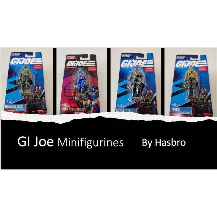 Hasbro GI Joe Limited Edition Mini Figurines Lazada PH