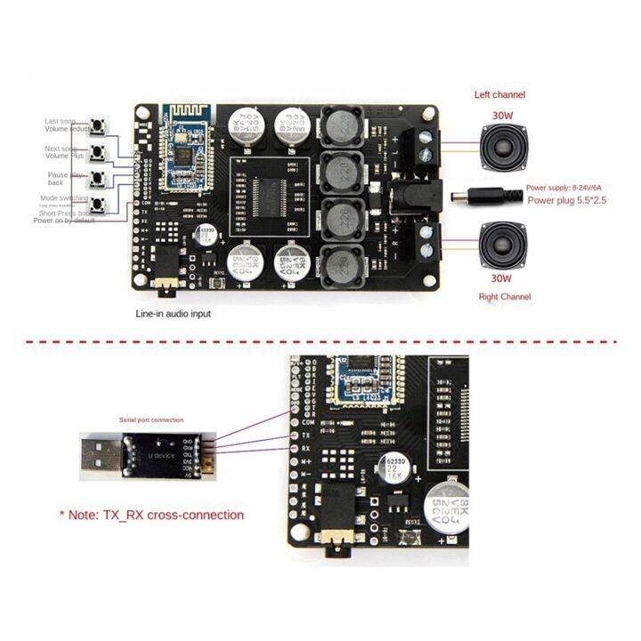 bluetooth-amplifier-board-portable-25w-resonance-vibration-speaker-tpa3118-sound-neodymium-altavoz-dc-12v-5a