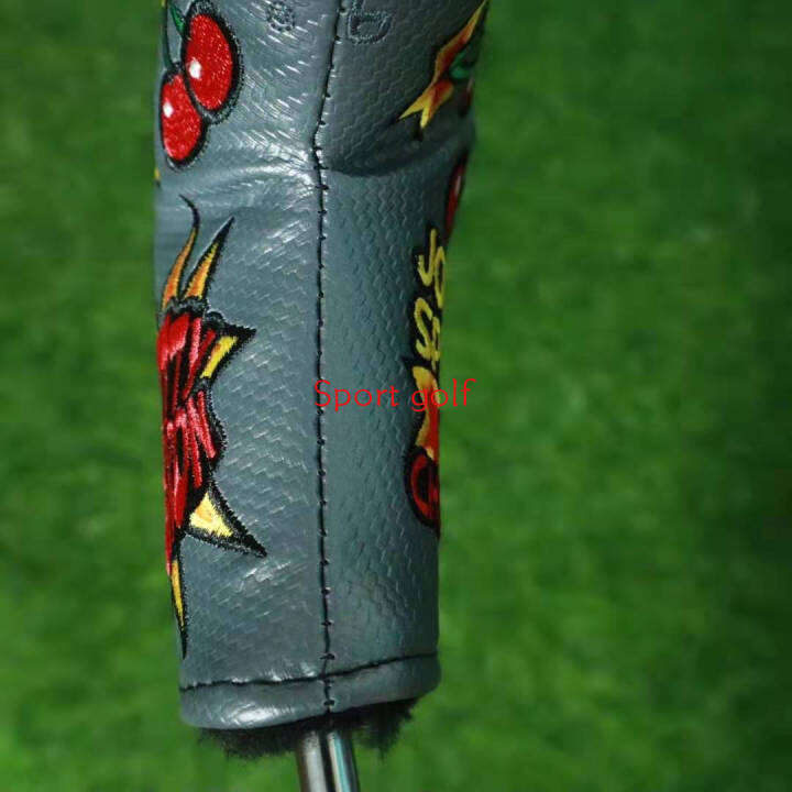 master-golf-club-blade-putter-mallet-putter-headcover-flowers-snow-sun-happy-golf-blade-and-mallet-putter-head-protection-cover