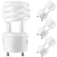 JACKYLED UL-Listed 13W Gu24 CFL หลอดไฟ (4-Pack) 2700K T2เกลียว Gu24ฐาน2-Prong หลอดไฟ Warm White Gu24เรืองแสง