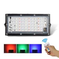 【✴COD✴】 lezhandai00470736 10W 20W 50W Rgb Led รีโมทคอนโทรล Cob ชิปไฟ Led Ac220v 240V กันน้ำ Ip65ไฟสปอตไลท์กลางแจ้ง