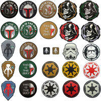 PVC morale badge  personalized and creative armband  circular helmet badge  armband  Diy clothing decoration hook and loop patch Adhesives Tape