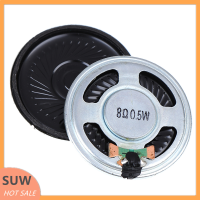 ? SUW 2pcs 8R 0.5W ลำโพงฮอร์น40มม.เส้นผ่าศูนย์กลางอิเล็กทรอนิกส์ขนาดเล็ก