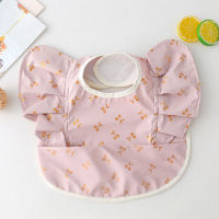 Pu Leather Baby Bibs Waterproof Sleeveless Kids Girl Bibs Cartoon Printed Princess Children Toddler Apron Baby Feeding Stuff