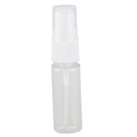 500-Pack Empty Clear Plastic Fine Mist Spray Bottles with Microfiber Cleaning Cloth, 20Ml Refillable Container Perfect