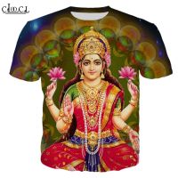 CLOOCL Indian Goddess 3D Print Short Sleeve Men Women T Shirts Streetwear Fashion Harajuku Hot Selling All-match Pullover